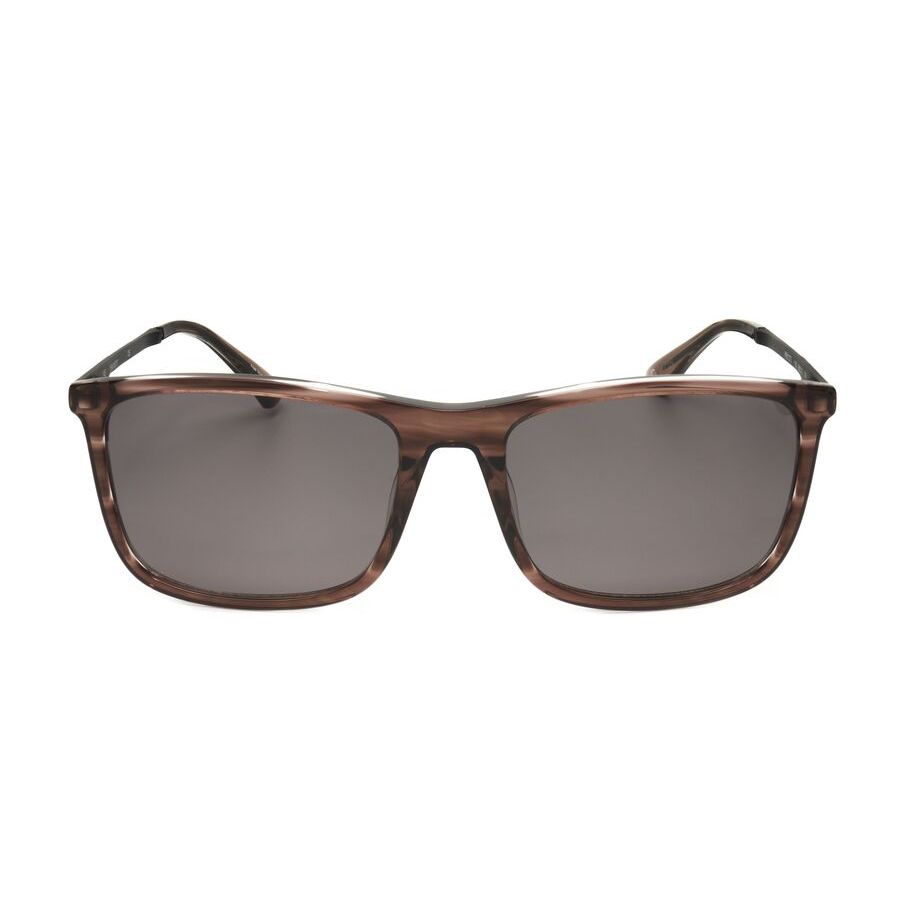 hackett men's brown rectangular sunglasses heks1273 001 2 hackett men's brown rectangular sunglasses heks1273 001 2
