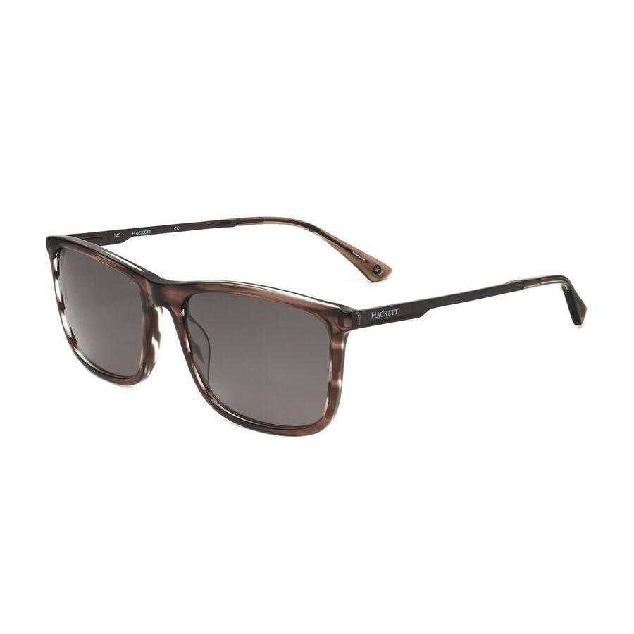 hackett men's brown rectangular sunglasses heks1273 001 2 hackett men's brown rectangular sunglasses heks1273 001 2