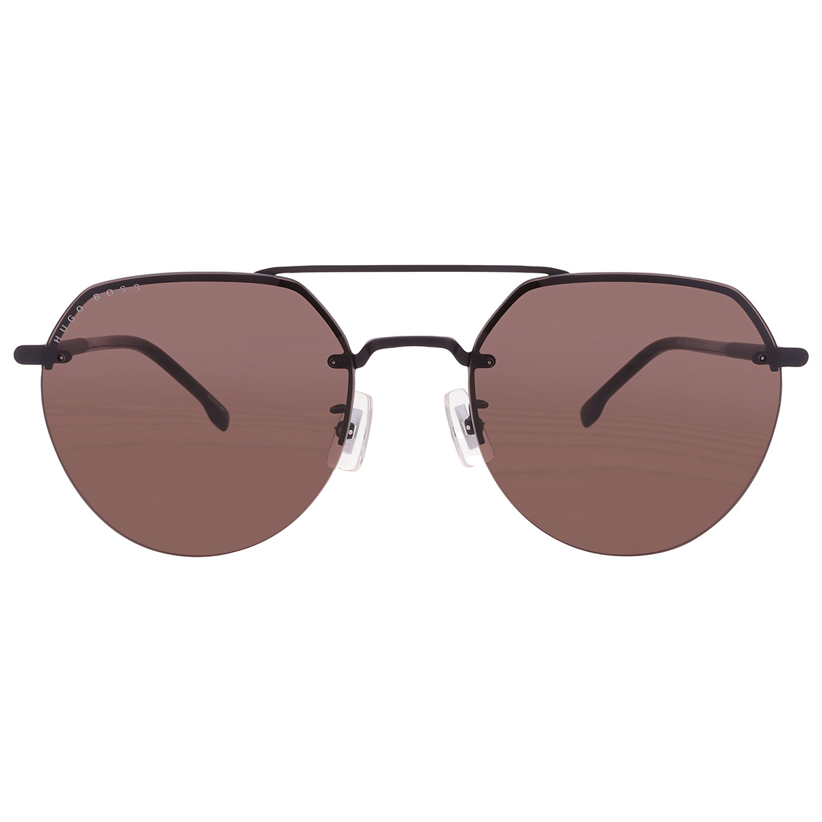 hugo boss brown pilot men's sunglasses boss 1142/f/s 0003/70 59 hugo boss brown pilot men's sunglasses boss 1142/f/s 0003/70 59