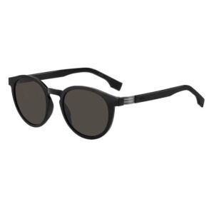 hugo boss grey round men's sunglasses boss 1575/s 0807 ir