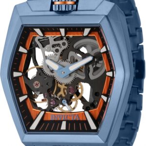 invicta akula hand wind black dial men's watch 44016