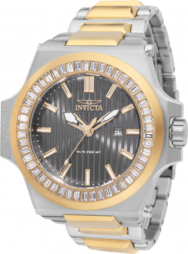 invicta akula quartz crystal gunmetal dial men's watch 49135 invicta akula quartz crystal gunmetal dial men's watch 49135