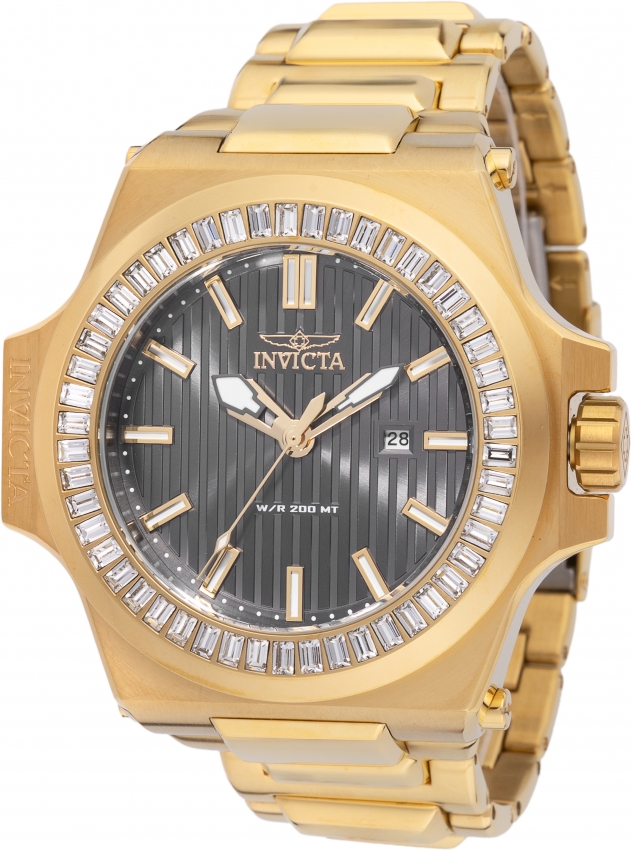 invicta akula quartz crystal gunmetal dial men's watch 49137 invicta akula quartz crystal gunmetal dial men's watch 49137
