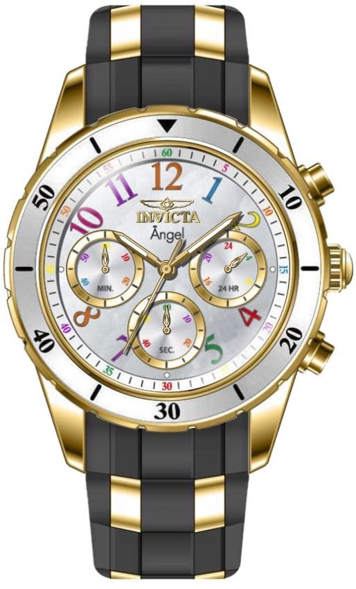invicta angel chronograph gmt quartz white dial ladies watch 49803 invicta angel chronograph gmt quartz white dial ladies watch 49803