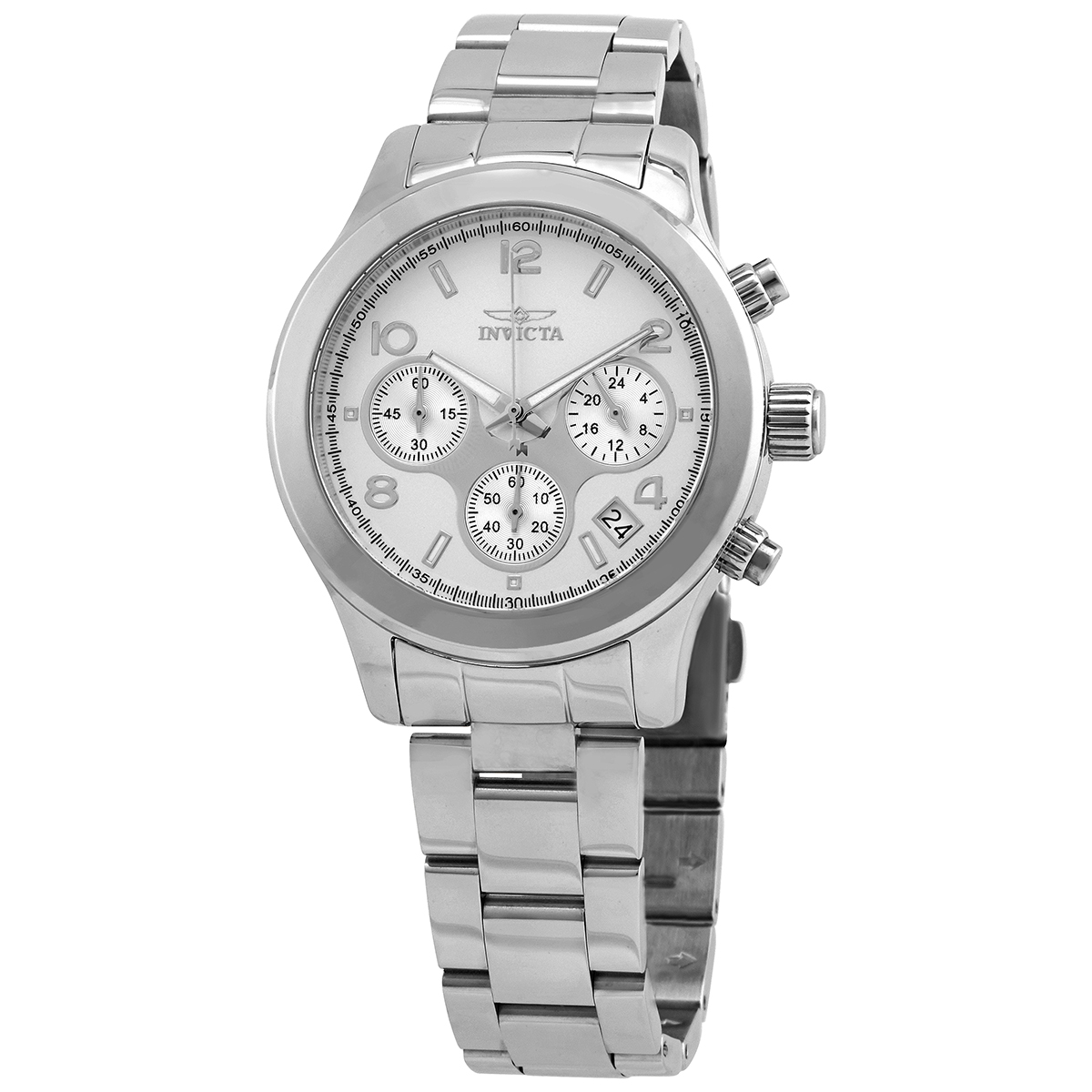 invicta angel chronograph silver dial ladies watch 19216 invicta angel chronograph silver dial ladies watch 19216