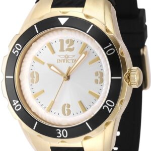 invicta angel quartz silver dial ladies watch 48852