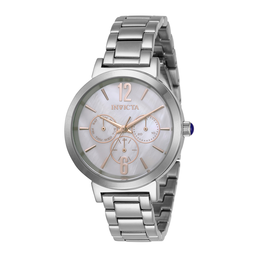 invicta angel quartz white mother of pearl dial ladies watch 31082 invicta angel quartz white mother of pearl dial ladies watch 31082