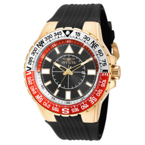 invicta aviator black dial men's watch 19271