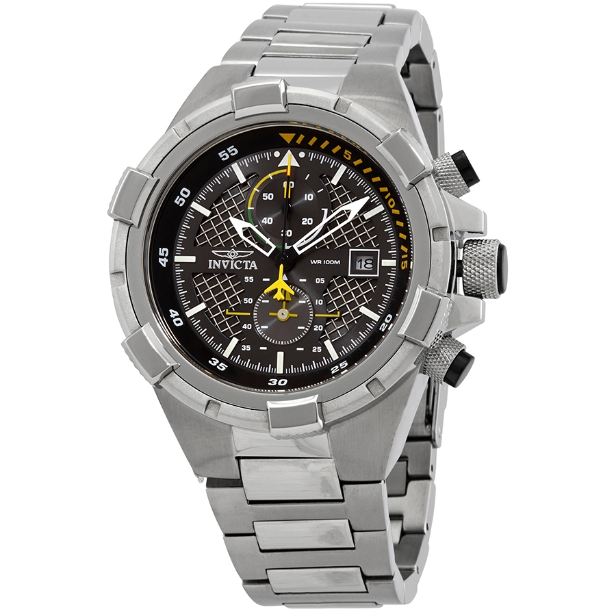 invicta aviator chronograph black dial men's watch 28108 invicta aviator chronograph black dial men's watch 28108