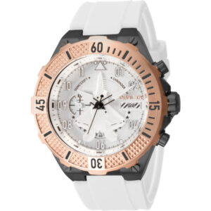invicta aviator chronograph quartz white dial men's watch 39894