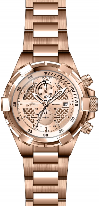 invicta aviator chronograph rose gold dial men's watch 28128 invicta aviator chronograph rose gold dial men's watch 28128