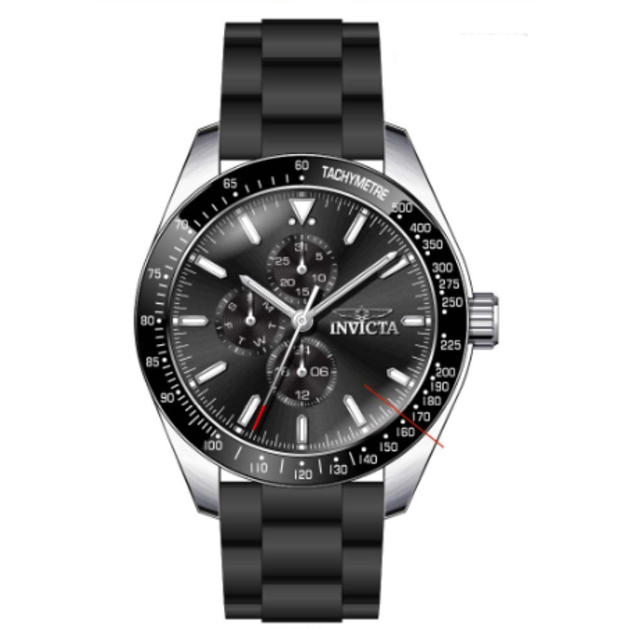 invicta aviator quartz black dial men's watch 38402 invicta aviator quartz black dial men's watch 38402