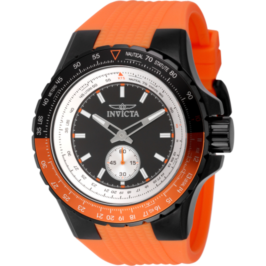 invicta aviator quartz black dial men's watch 49303 invicta aviator quartz black dial men's watch 49303