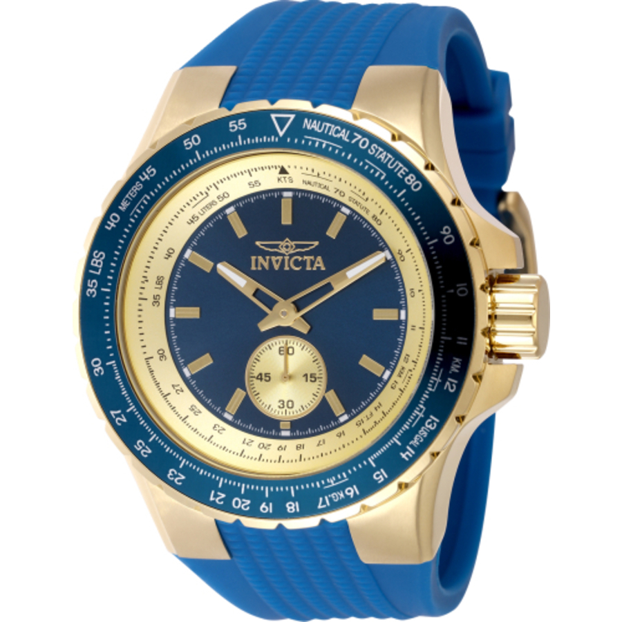 invicta aviator quartz blue dial men's watch 49307 invicta aviator quartz blue dial men's watch 49307