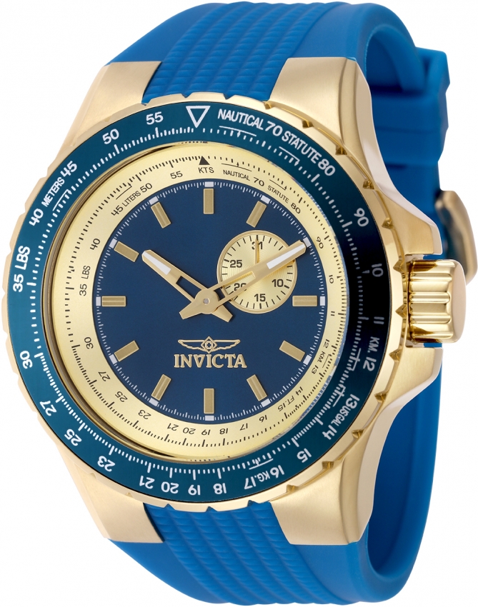invicta aviator quartz blue dial men's watch 49727 invicta aviator quartz blue dial men's watch 49727