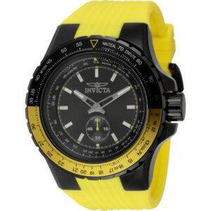 invicta aviator quartz gunmetal dial men's watch 49301