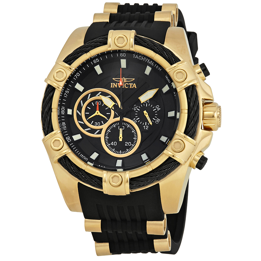 invicta bolt chronograph black dial men's watch 26818 invicta bolt chronograph black dial men's watch 26818