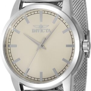 invicta celestial ivory dial quartz men's watch 48505