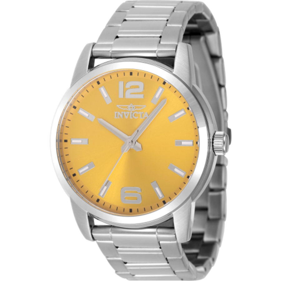 invicta celestial quartz yellow dial men's watch 48493 invicta celestial quartz yellow dial men's watch 48493