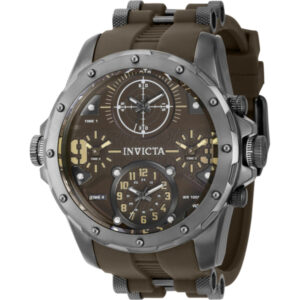invicta coalition forces quartz brown dial men's watch 39357