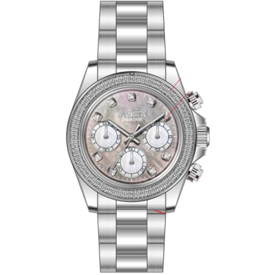 invicta elite diamond chronograph gmt quartz ladies watch 48756 invicta elite diamond chronograph gmt quartz ladies watch 48756