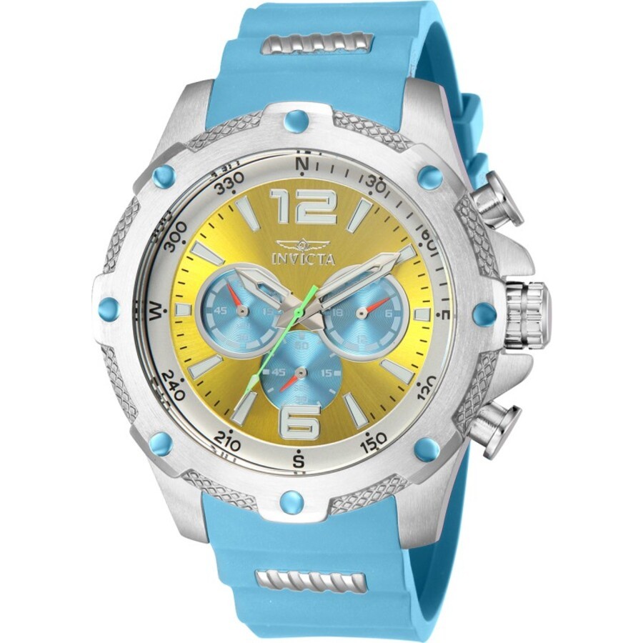 invicta i force chronograph gmt quartz gold dial men's watch 43005 invicta i force chronograph gmt quartz gold dial men's watch 43005