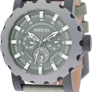 invicta i force quartz olive green dial men's watch 47586