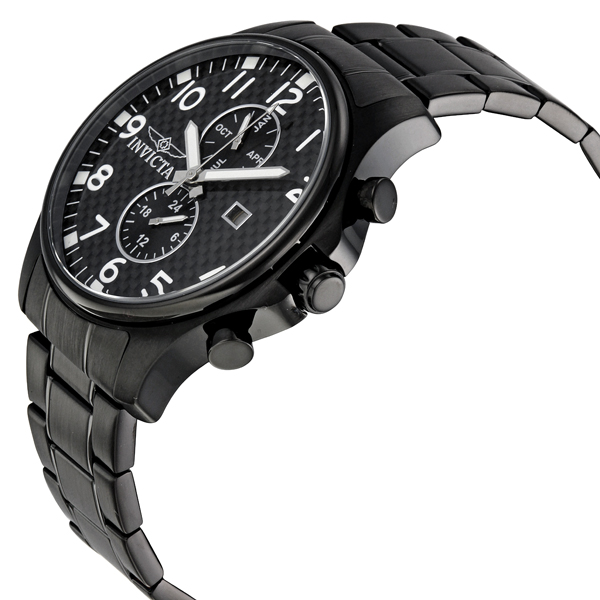 invicta ii collection black dial black ion plated men's watch 0383 invicta ii collection black dial black ion plated men's watch 0383