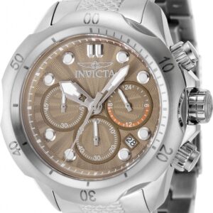 invicta invicta racing chronograph gmt quartz khaki dial men's watch 47751
