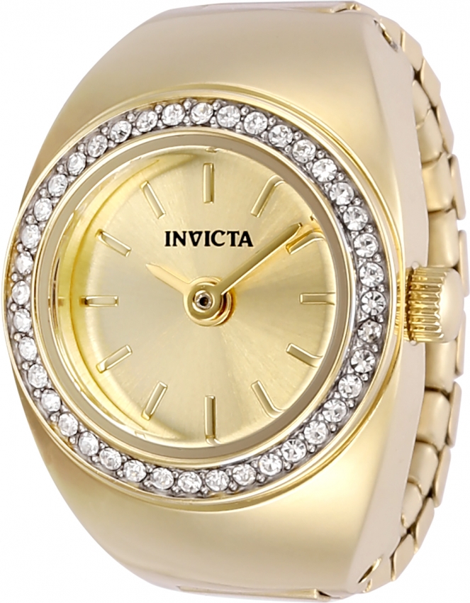 invicta mini angel quartz crystal gold dial ladies watch 48944 invicta mini angel quartz crystal gold dial ladies watch 48944