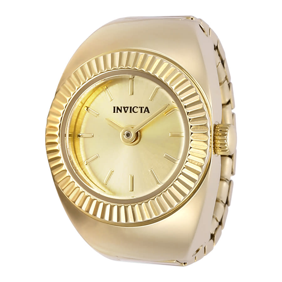 invicta mini angel quartz crystal gold dial ladies watch 48947 invicta mini angel quartz crystal gold dial ladies watch 48947