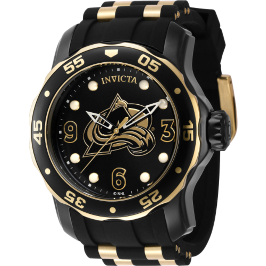 invicta nhl colorado avalanche quartz black dial men's watch 42323 invicta nhl colorado avalanche quartz black dial men's watch 42323