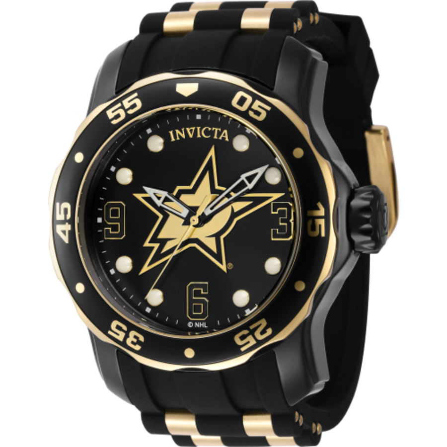 invicta nhl dallas stars quartz black dial men's watch 42325 invicta nhl dallas stars quartz black dial men's watch 42325