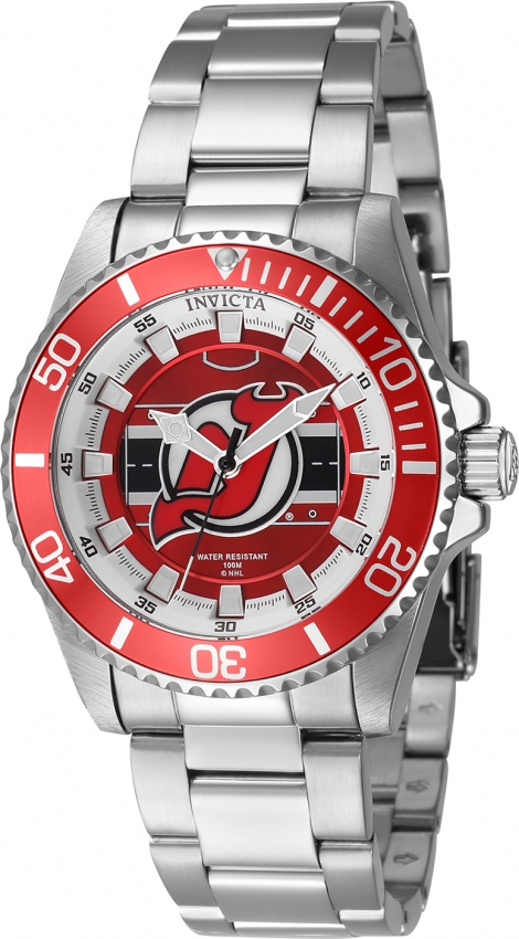 invicta nhl new jersey devils quartz red dial ladies watch 42221 invicta nhl new jersey devils quartz red dial ladies watch 42221