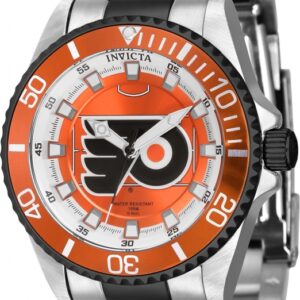 invicta nhl philadelphia flyers quartz ladies watch 42215
