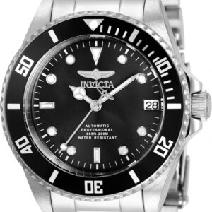 invicta pro diver automatic black dial ladies watch 35705