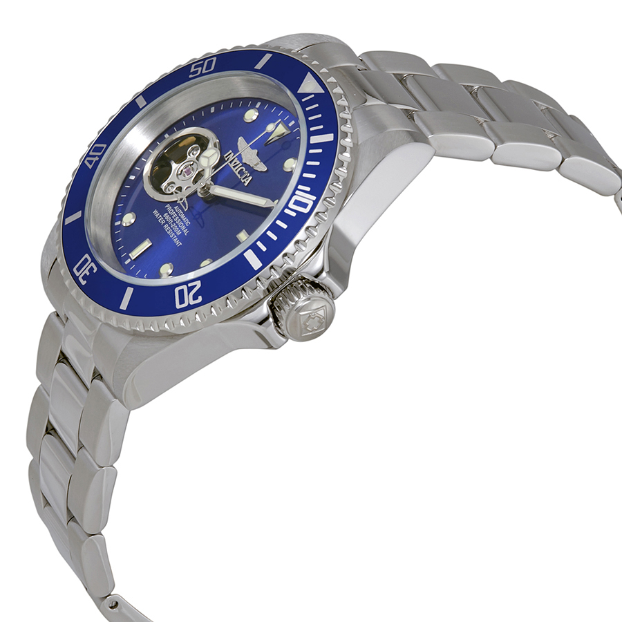 invicta pro diver automatic blue dial stainless steel men's watch 20434 invicta pro diver automatic blue dial stainless steel men's watch 20434