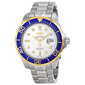 invicta pro diver automatic silver dial men's watch 13788