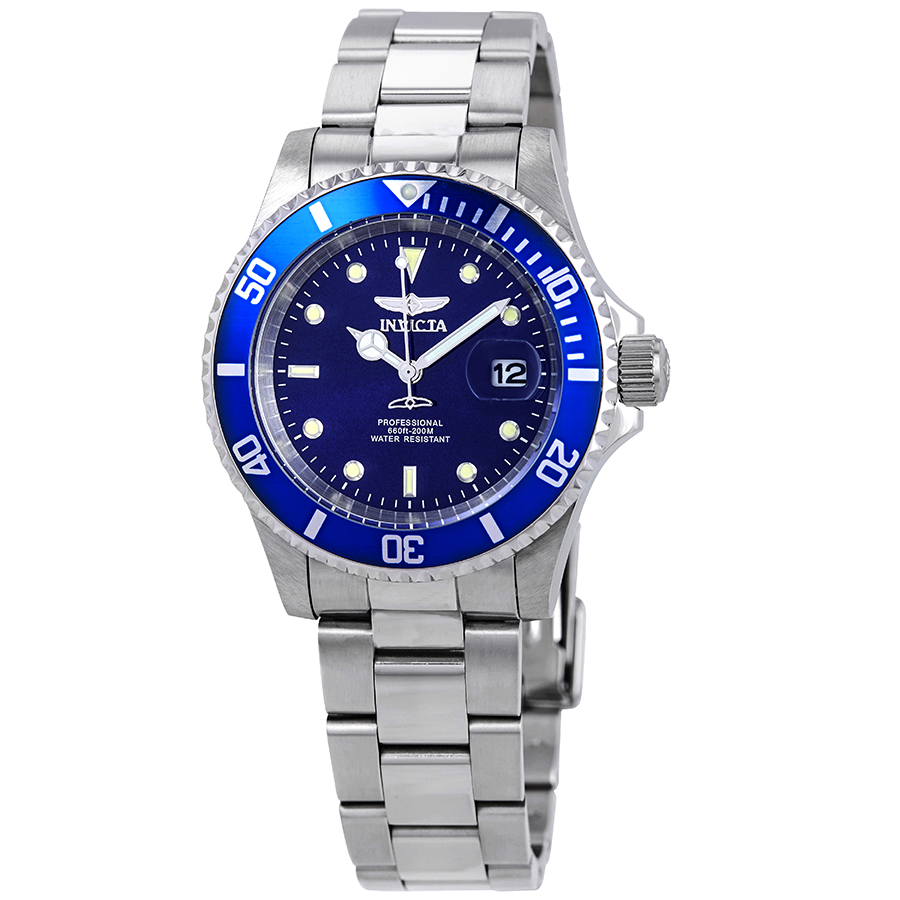 invicta pro diver blue dial stainless steel 40 mm men's watch 26971 invicta pro diver blue dial stainless steel 40 mm men's watch 26971