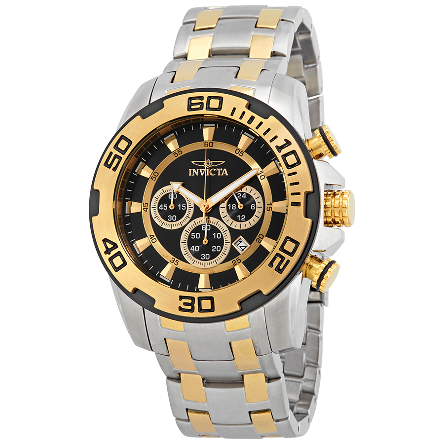 invicta pro diver chronograph black dial men's watch 22322 invicta pro diver chronograph black dial men's watch 22322