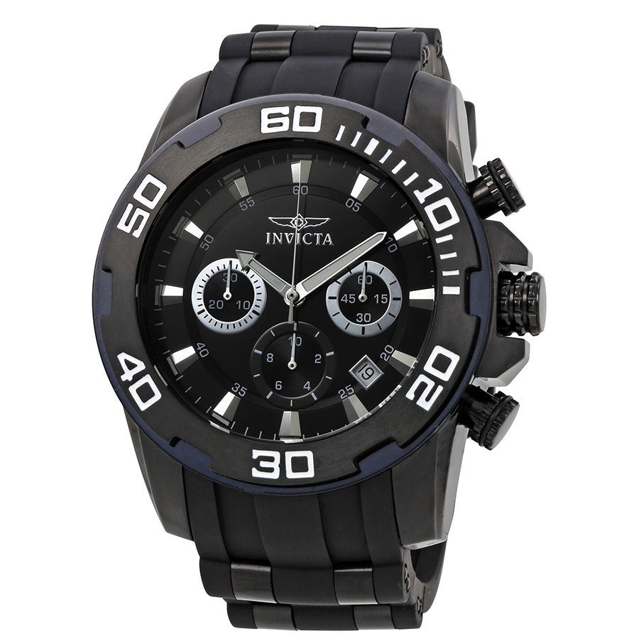 invicta pro diver chronograph black dial men's watch 22338 invicta pro diver chronograph black dial men's watch 22338