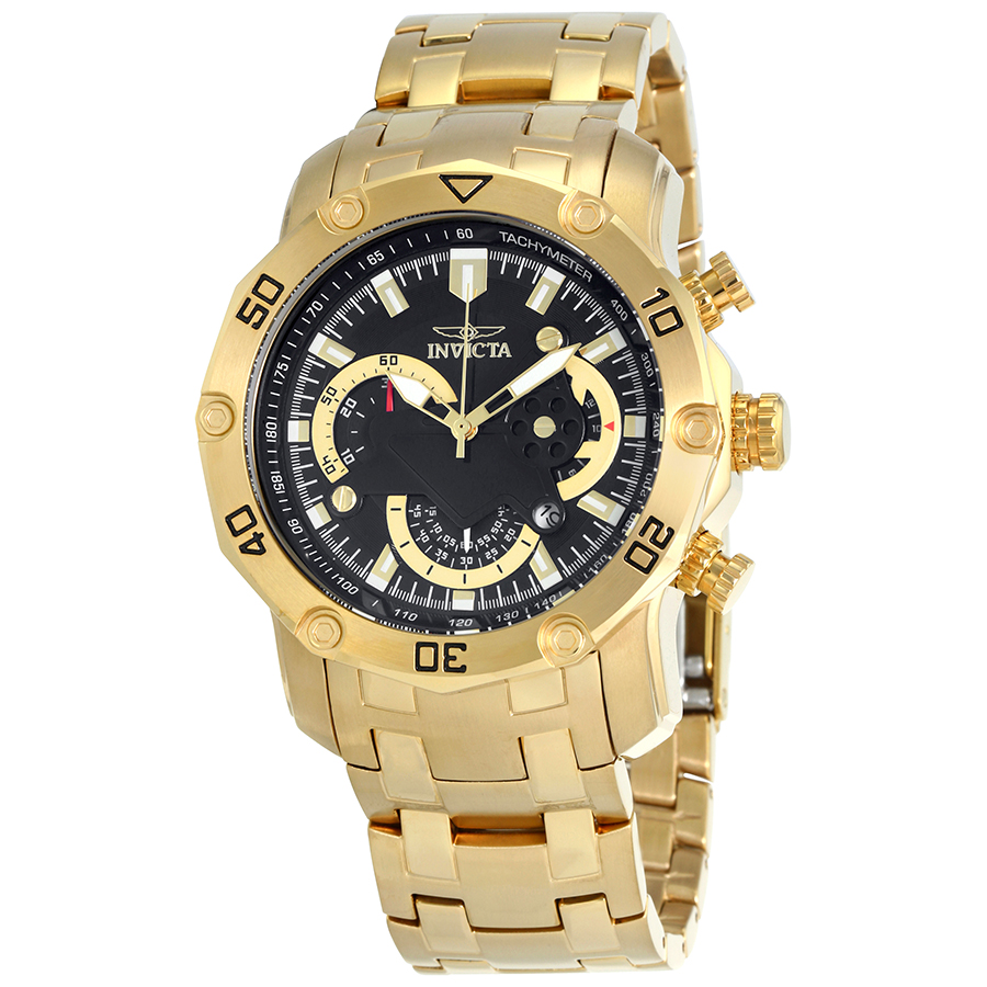 invicta pro diver chronograph black dial men's watch 22767 invicta pro diver chronograph black dial men's watch 22767