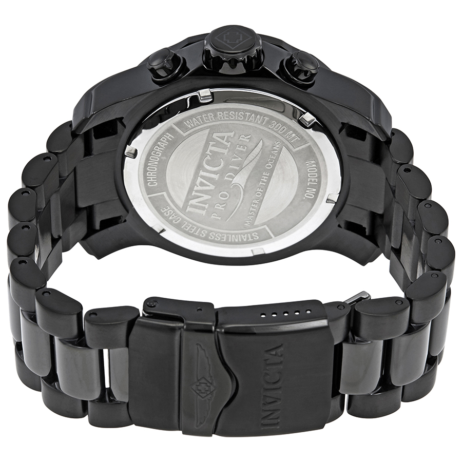 invicta pro diver chronograph black open weave dial men's watch 19838 invicta pro diver chronograph black open weave dial men's watch 19838