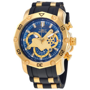 invicta pro diver chronograph blue dial men's watch 23426