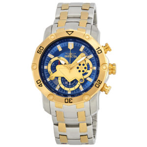 invicta pro diver chronograph blue dial men's watch 22762