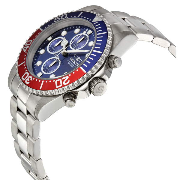 invicta pro diver chronograph blue dial pepsi bezel men's watch 1771 invicta pro diver chronograph blue dial pepsi bezel men's watch 1771