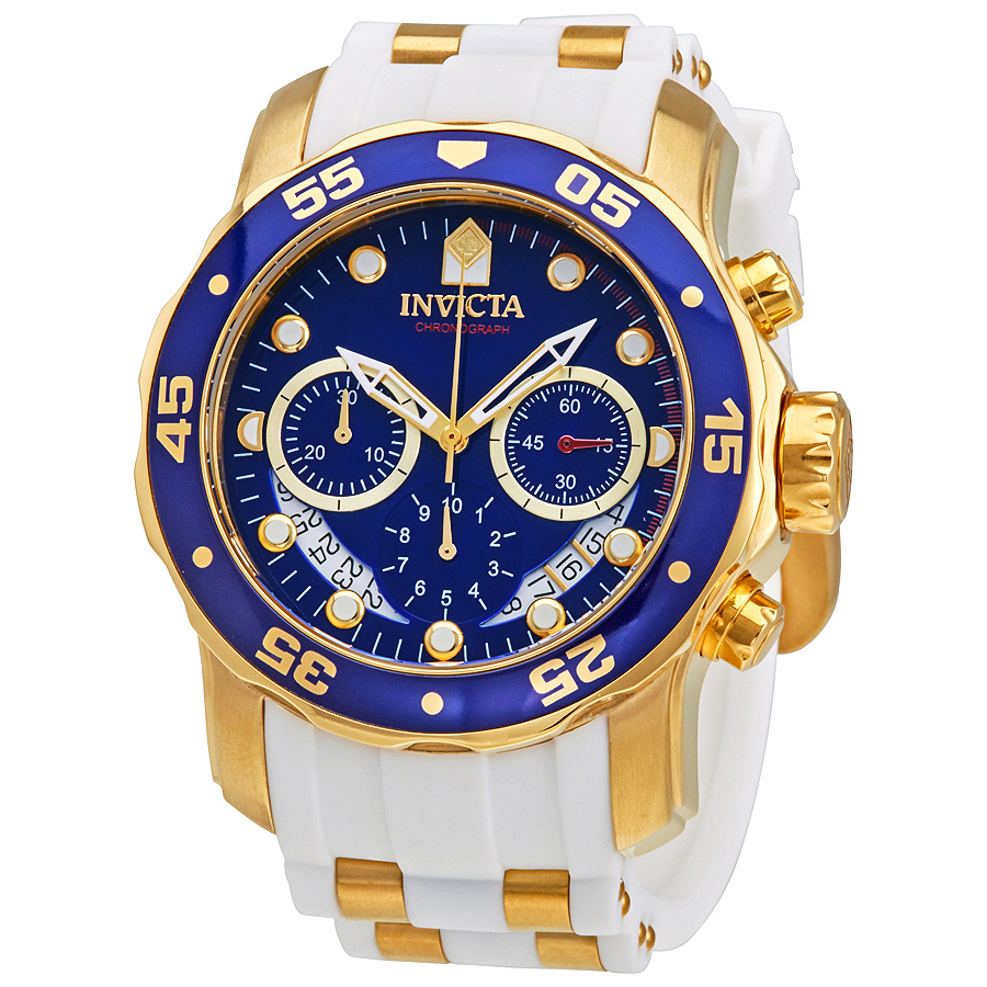 invicta pro diver chronograph mother of pearl white polyurethane men's watch 20288 invicta pro diver chronograph mother of pearl white polyurethane men's watch 20288