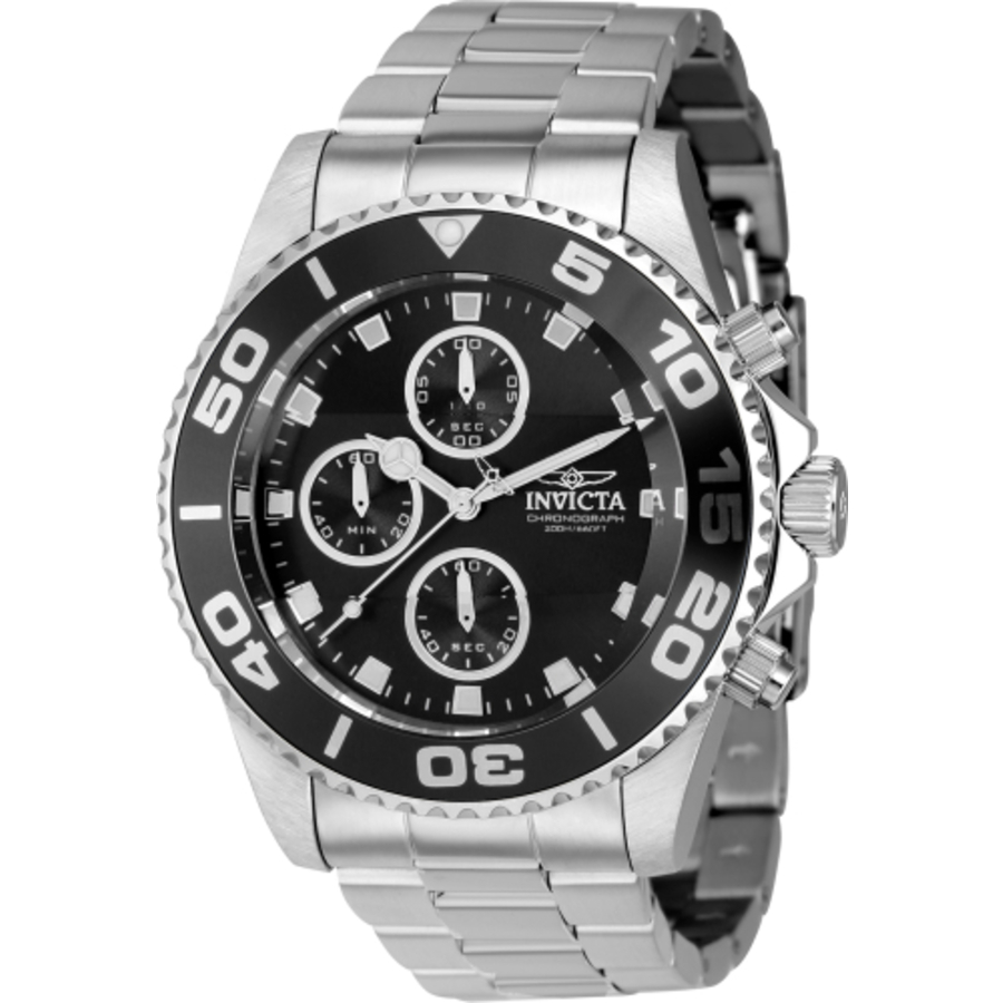 invicta pro diver chronograph quartz black dial men's watch 43405 invicta pro diver chronograph quartz black dial men's watch 43405