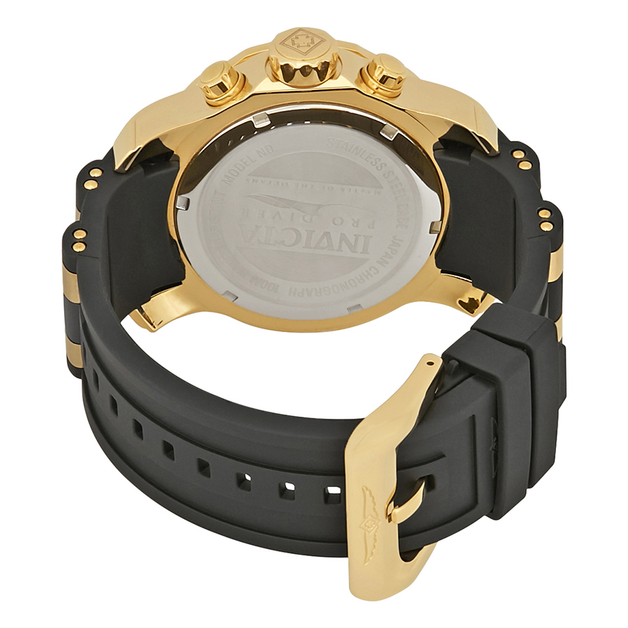 invicta pro diver chronograph silver dial black polyurethane men's watch 6985 invicta pro diver chronograph silver dial black polyurethane men's watch 6985