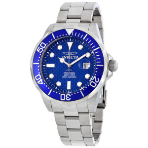 invicta pro diver blue dial men's watch 12563